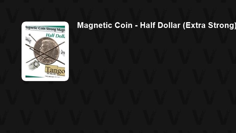 Magnetic Coin - Half Dollar (Extra Strong) Gimmicked Coin