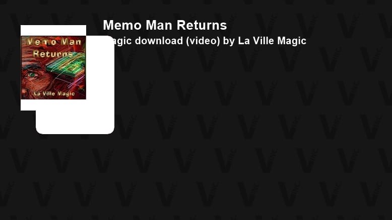 Memo Man Returns