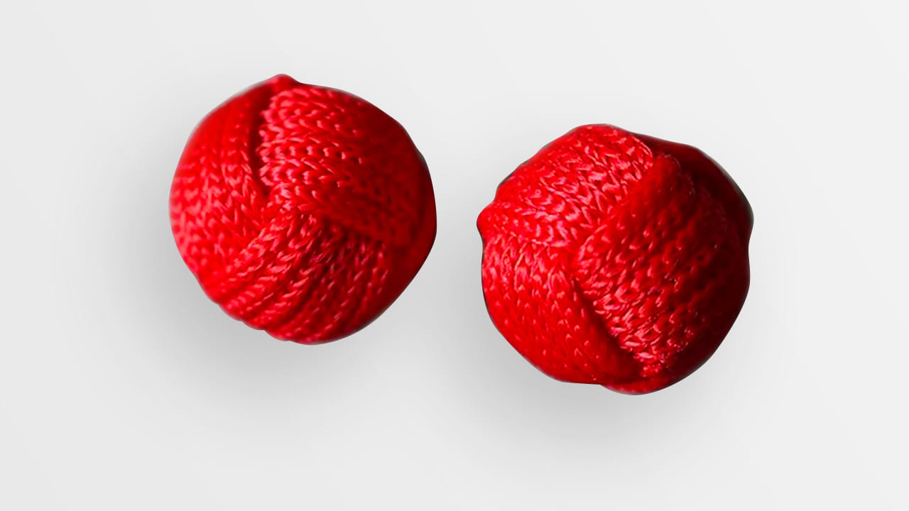 Monkey Fist Chop Cup Balls Accessory