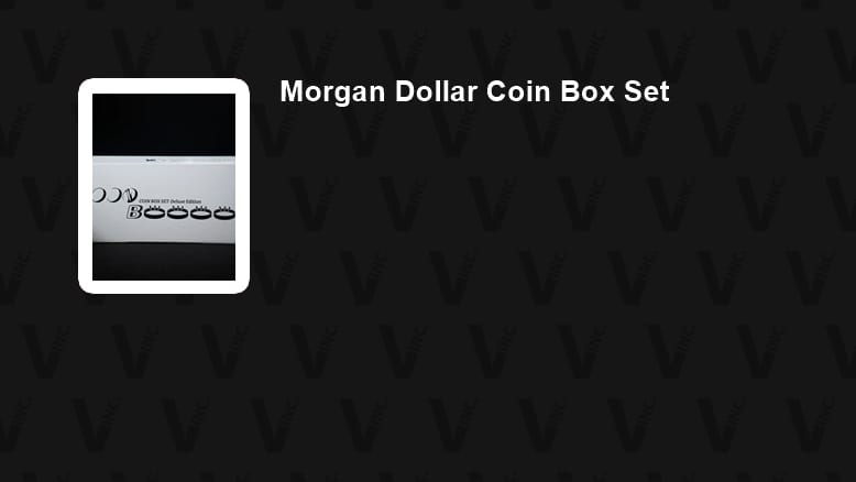 Morgan Dollar Coin Box Set