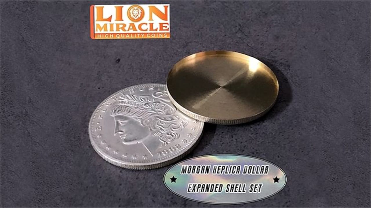 Expanded Shell - Morgan Replica Dollar (Heads | w/ Matching Morgan Replica Coin) Trick
