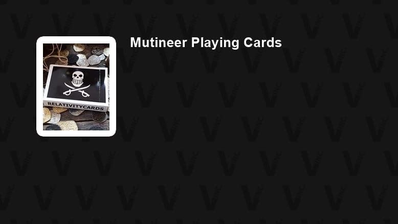 Mutineer Playing Cards