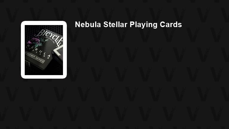 Nebula Stellar Playing Cards