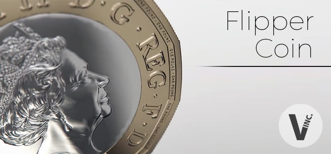 Flipper - British Pound Coin (VI Coins) Gimmicked Coin