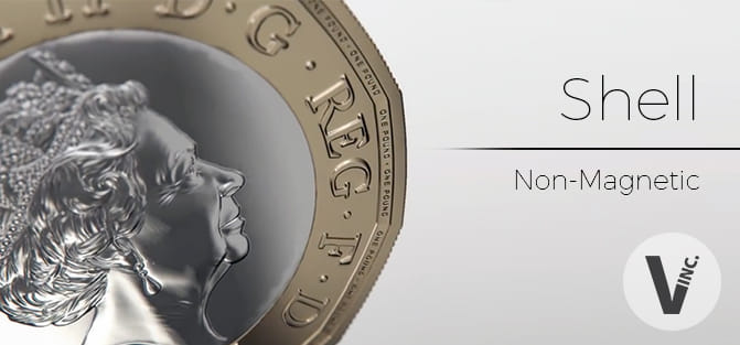 Perfect Shell - British Pound Coin Gimmicked Coin