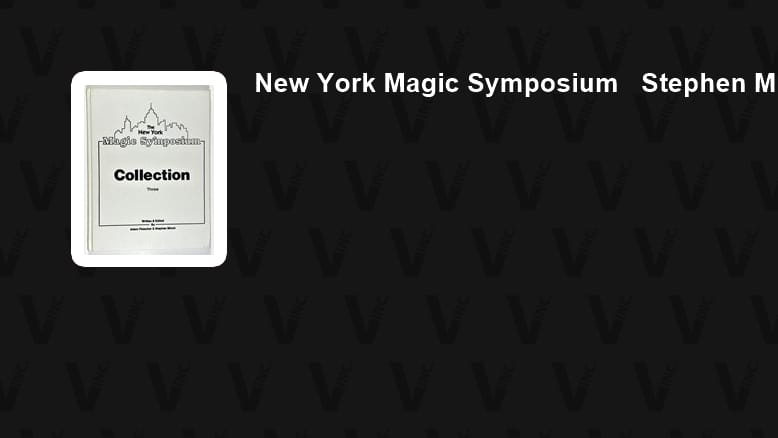 New York Magic Symposium Collection Three