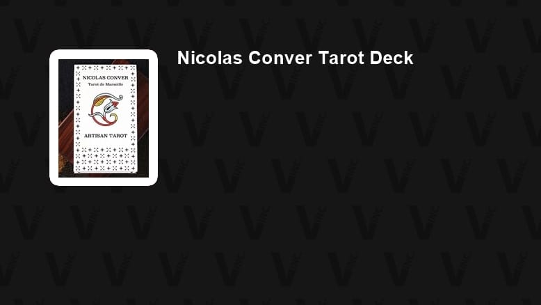 Nicolas Conver Artisan Tarot Cards Deck of Cards