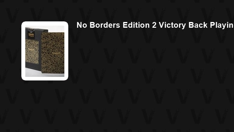No Borders Edition 2 Victory Back Playing Cards