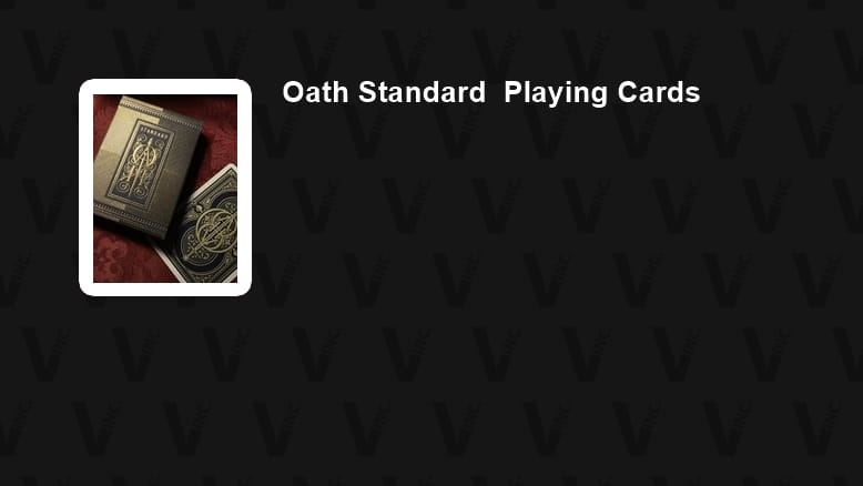 Oath Standard Playing Cards