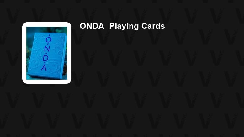 ONDA Playing Cards