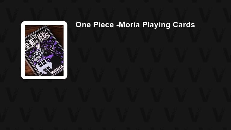 One Piece Moria Playing Cards