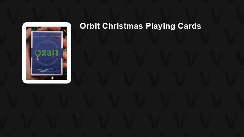 Orbit Christmas Playing Cards