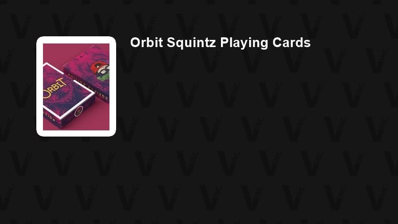 Orbit Squintz Playing Cards