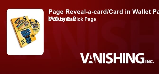 Patrick Page Magic Tricks, Books & | Vanishing Inc. Magic