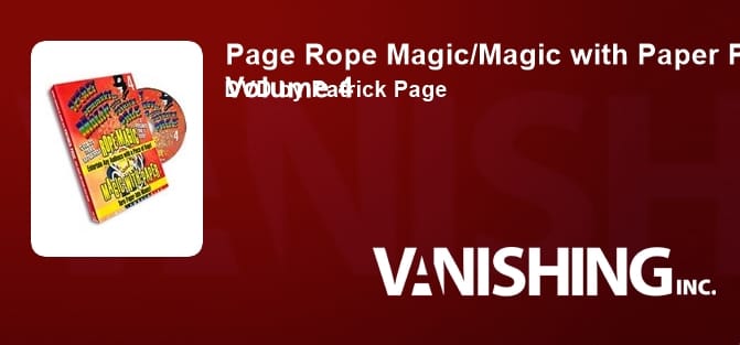 Page Rope Magic/Magic with Paper Patrick Page Volume 4
