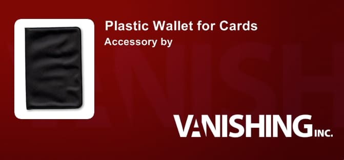 Plastic Packet Trick Wallet for Playing Cards Accessory