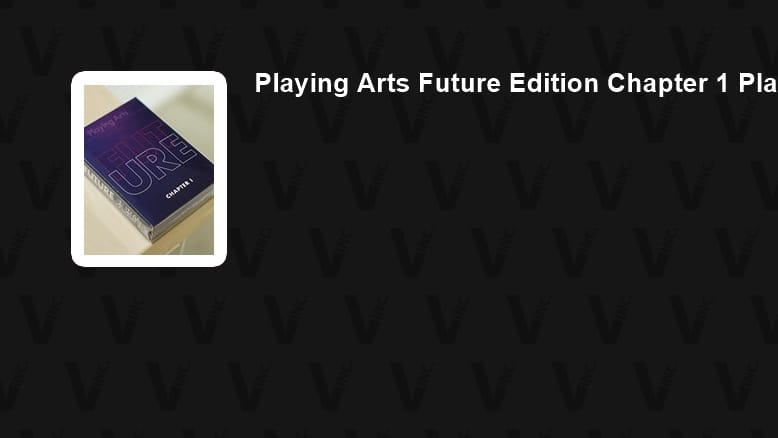 Playing Arts Future Edition Playing Cards (Chapters 1 & 2)