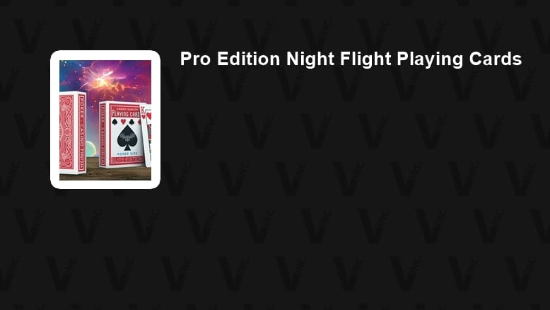 Pro Edition Night Flight Playing Cards