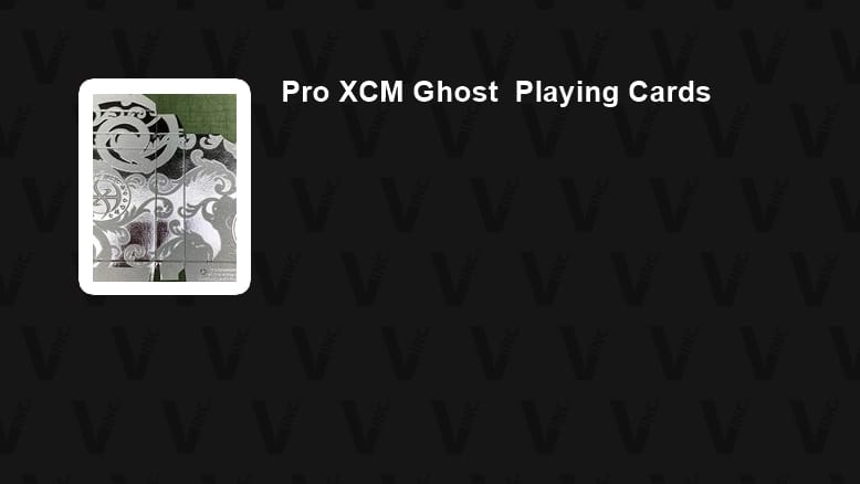 Pro XCM Ghost Playing Cards