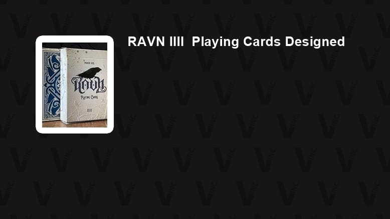 RAVN IIII Playing Cards (Blue)