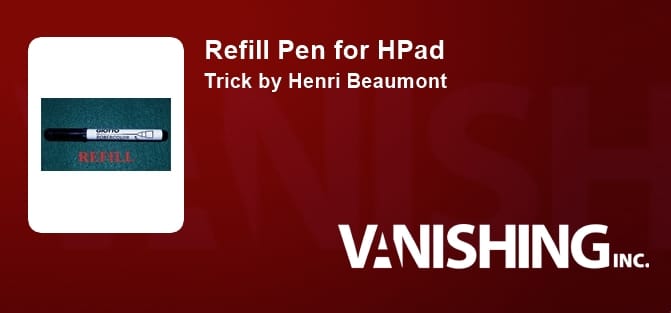 Refill Pen for HPad