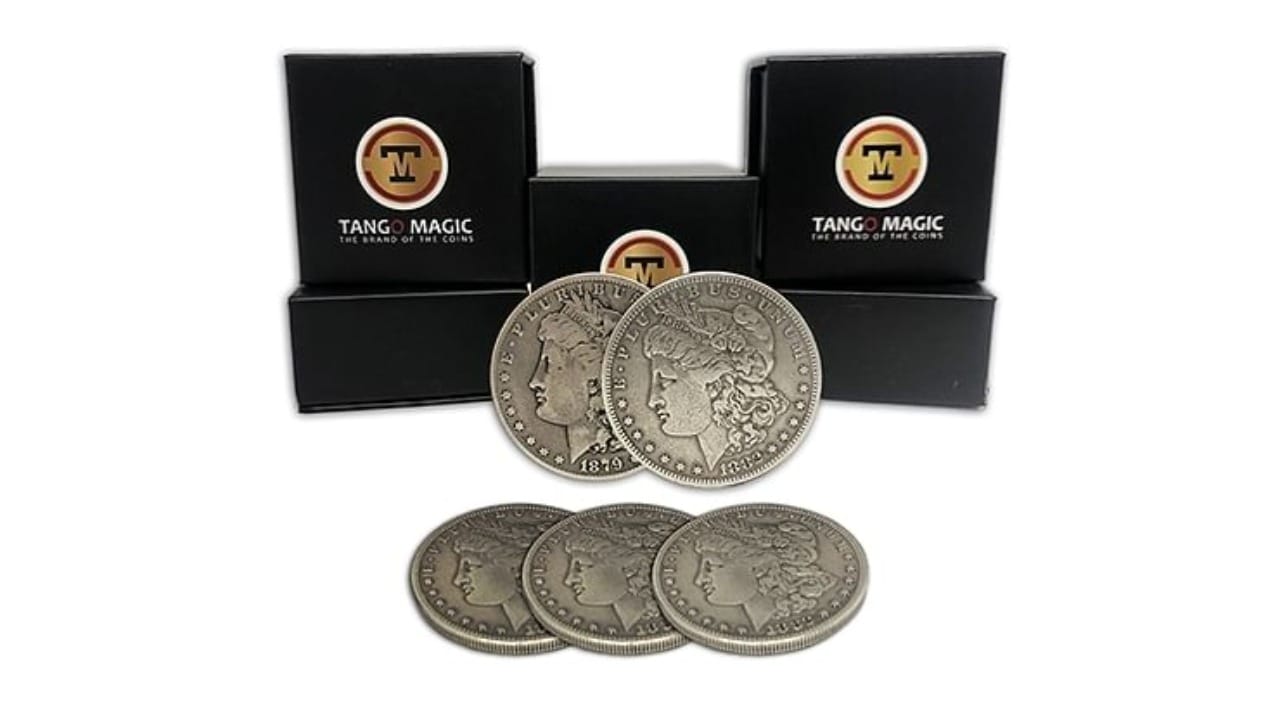 Tango Ultimate Coin - Replica Morgan Dollar (w/ 3 Matching Coins) Trick