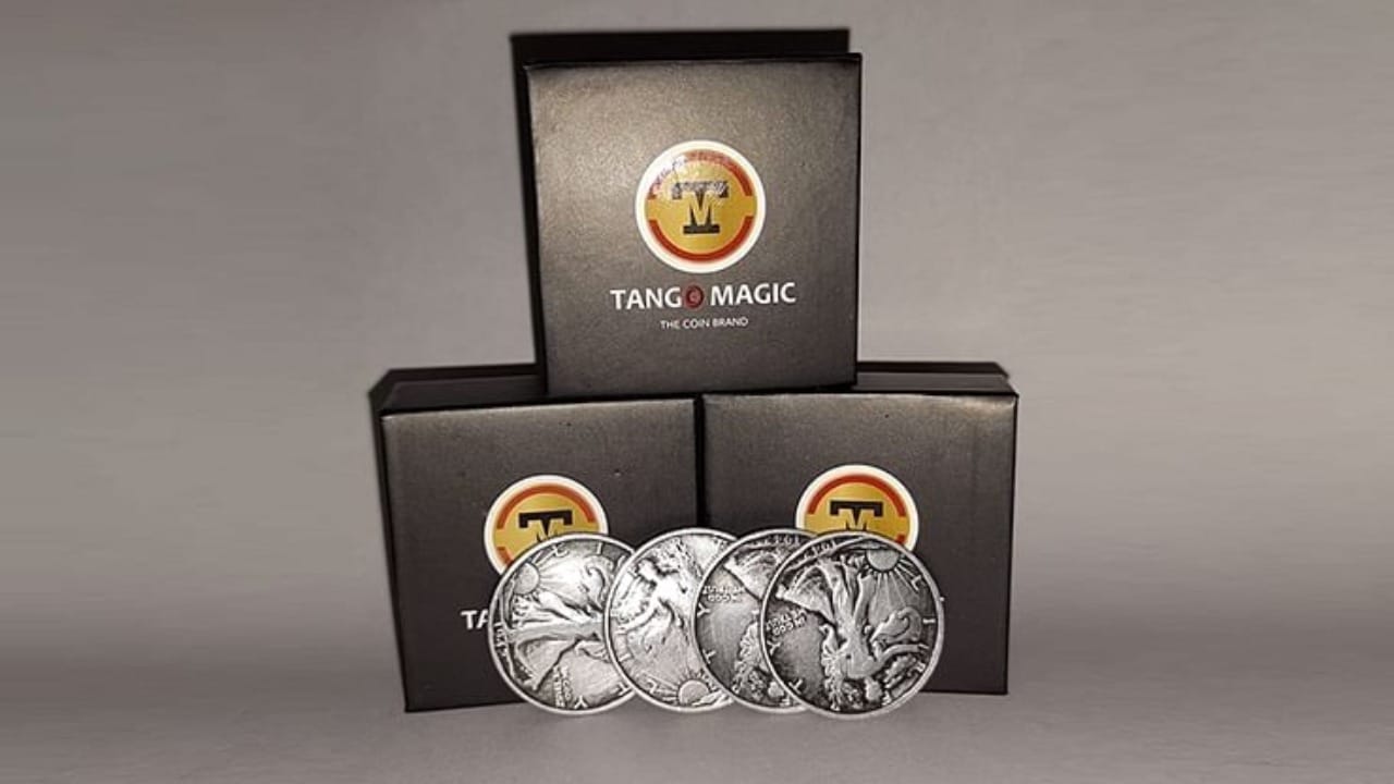 Tango Ultimate Coin - Walking Liberty Replica (w/ 3 Matching Coins) Trick