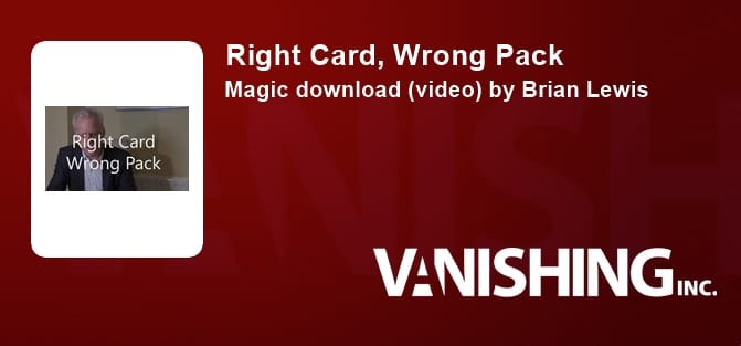 Right Card, Wrong Pack