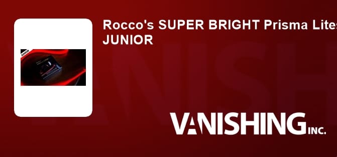 Rocco's SUPER BRIGHT Prisma Lites Single JUNIOR (Red)  Trick