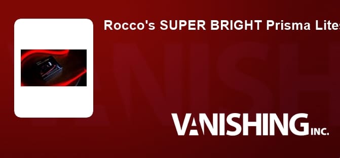 Rocco's SUPER BRIGHT Prisma Lites Single (Red)  Trick