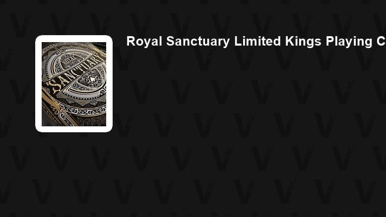 Royal Sanctuary Limited Kings Playing Cards