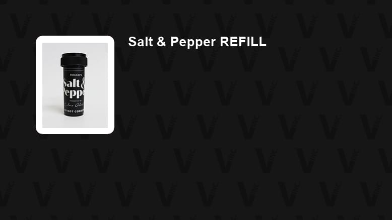 Refills for Rocco's Salt & Pepper