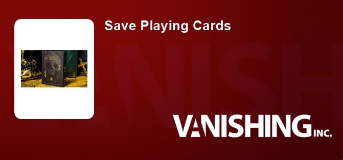 Save Playing Cards