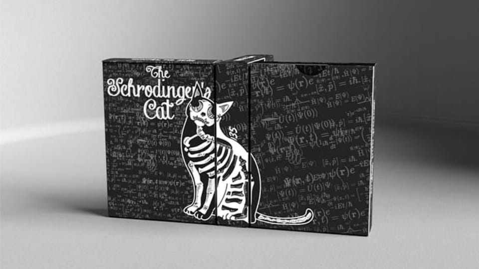 Schrodinger's Cat: Dead Black Edition Playing Cards