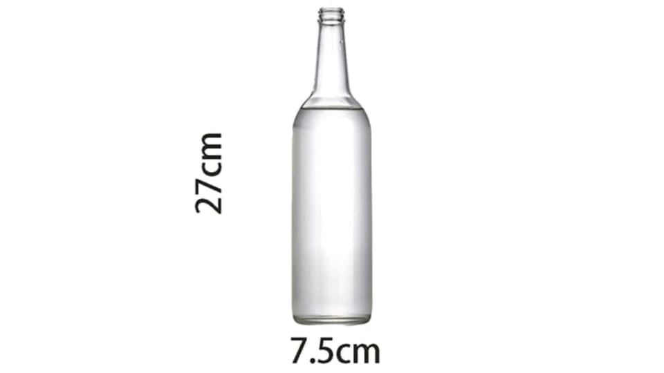 Self Exploding Transparent Beer Bottle