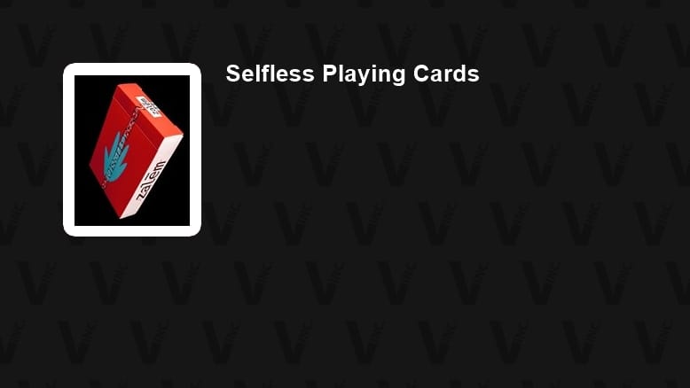 SelflessHands Playing Cards