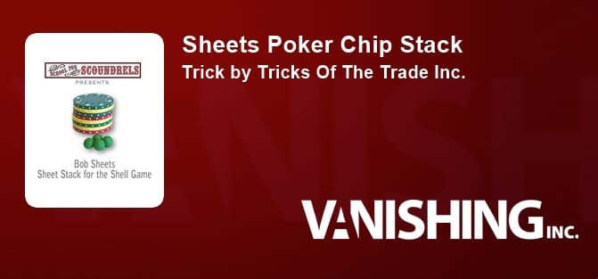 Sheets Poker Chip Stack