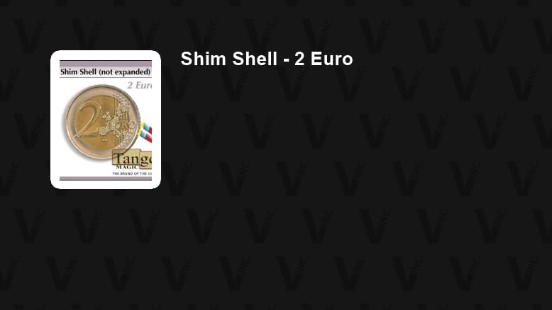 Shim Shell - 2 Euro Gimmicked Coin