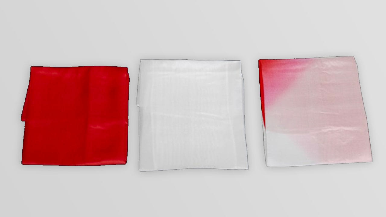 15in Half-Dyed Silk  Accessory
