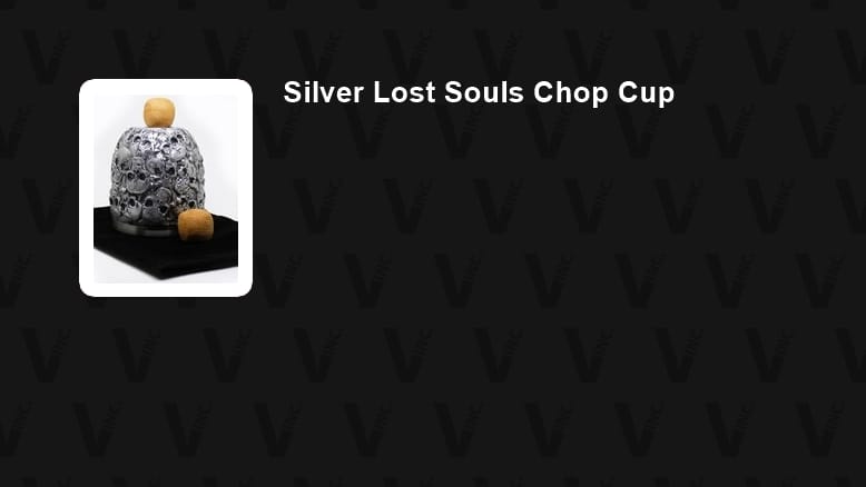 Aged Silver Lost Souls Chop Cup Trick