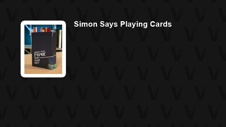 Simon Says Playing Cards