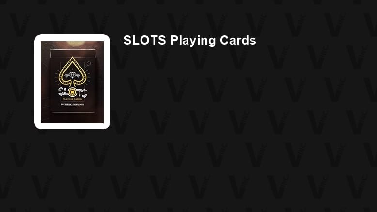 Slots Playing Cards
