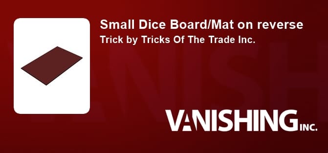 Small Dice Board/Mat on reverse