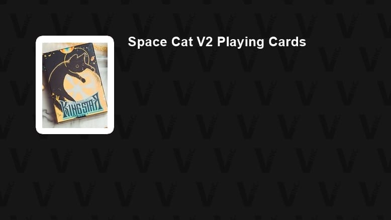 Space Cat V2 Playing Cards