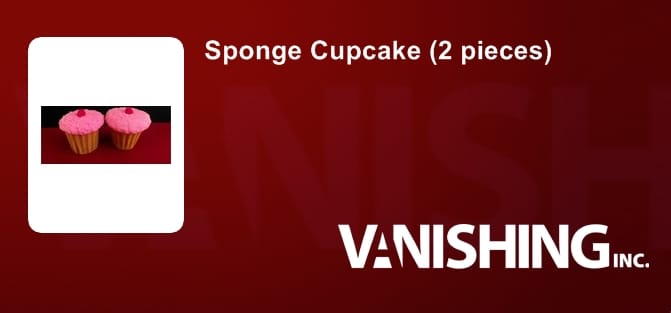 Sponge Cupcake (2 pieces) Accessory