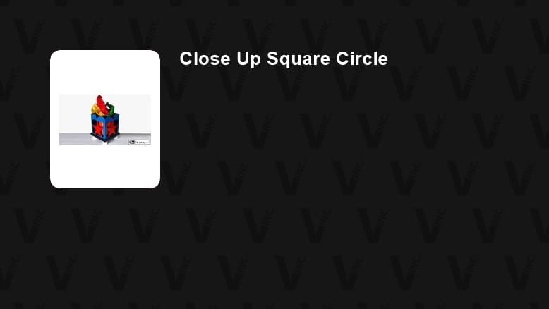 Close Up Square Circle