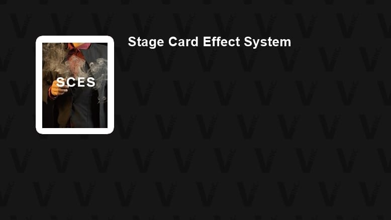 Stage Card Effect System
