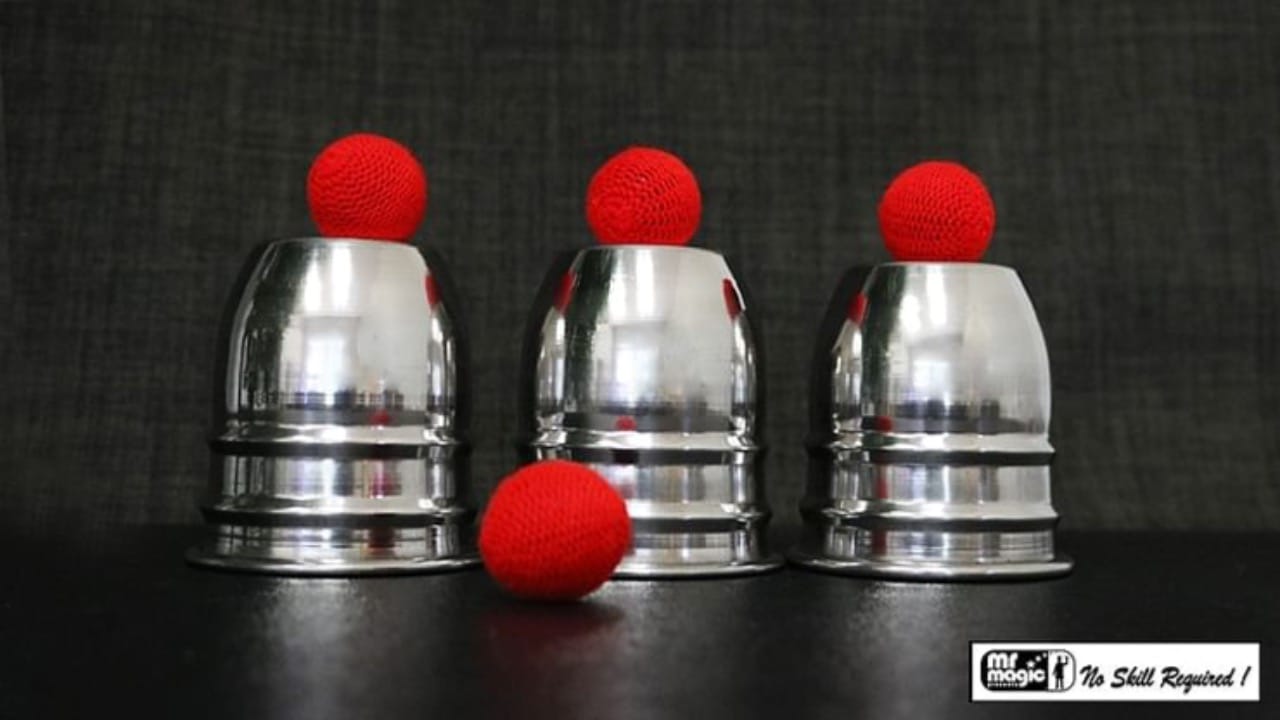 Stainless Steel Cups and Balls (Essel Magic) Trick