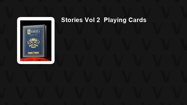 Stories Playing Cards - Vol. 2