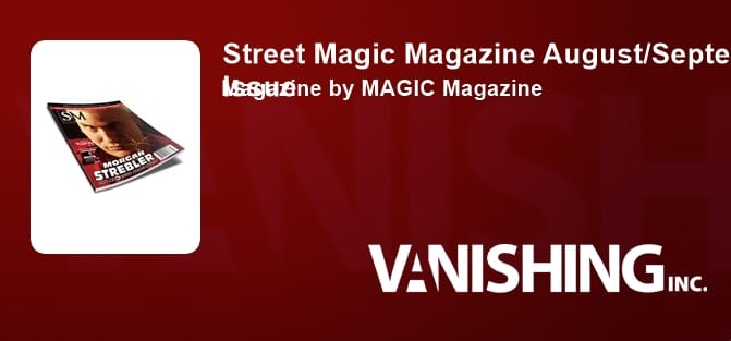 Street Magic Magazine August/September 2007 Issue